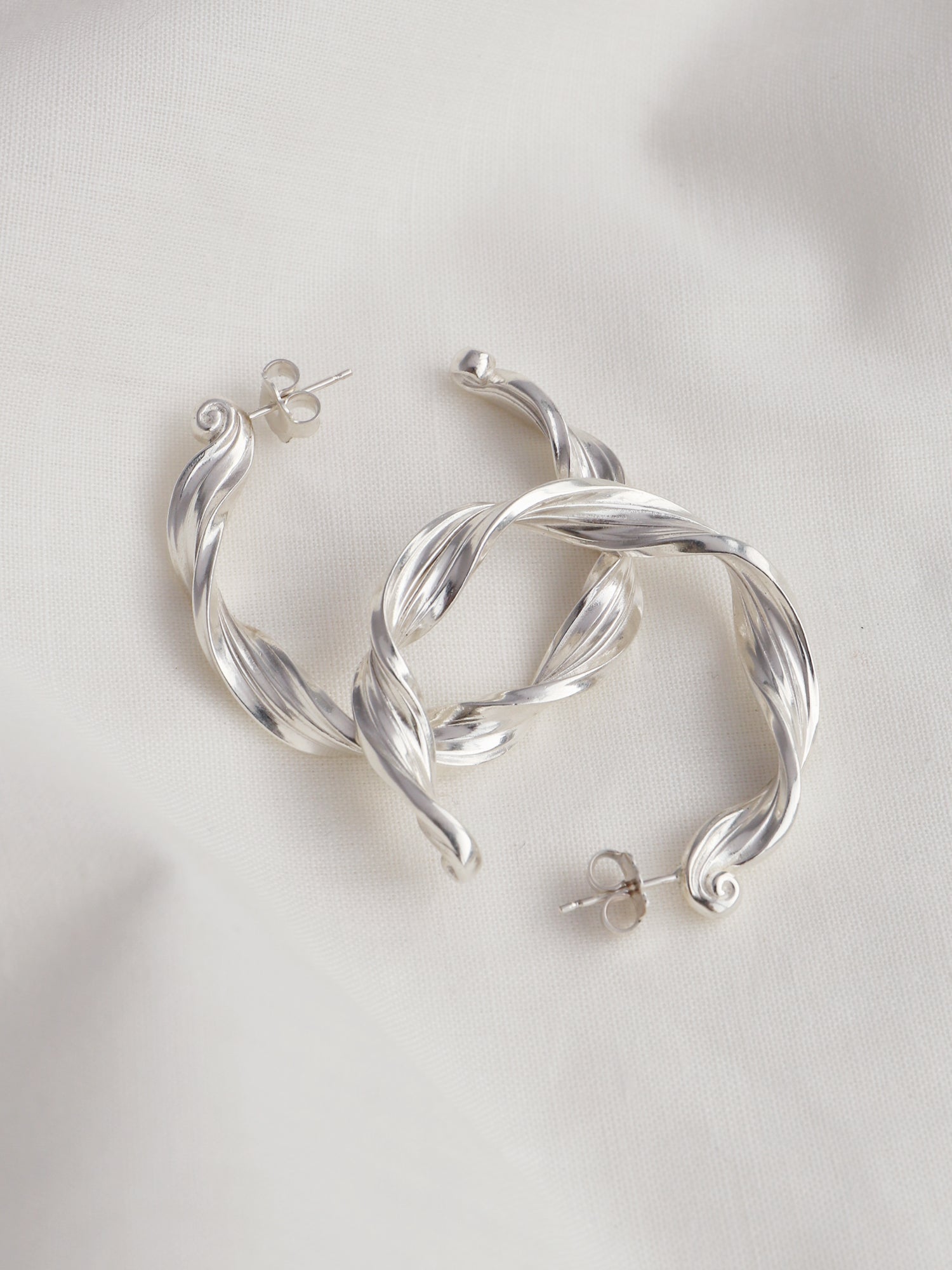 By the Sea Hoops - Silver