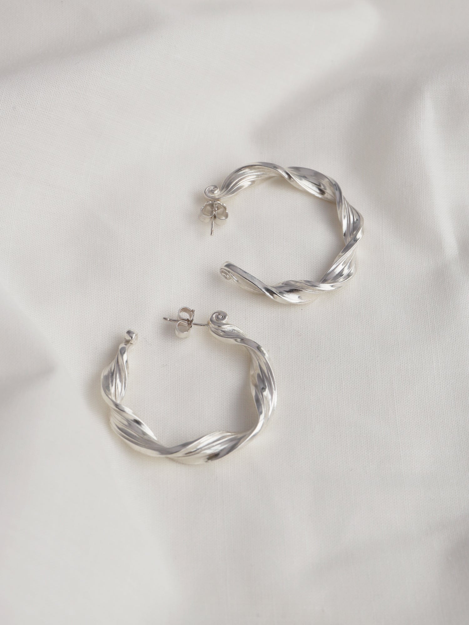 By the Sea Hoops - Silver