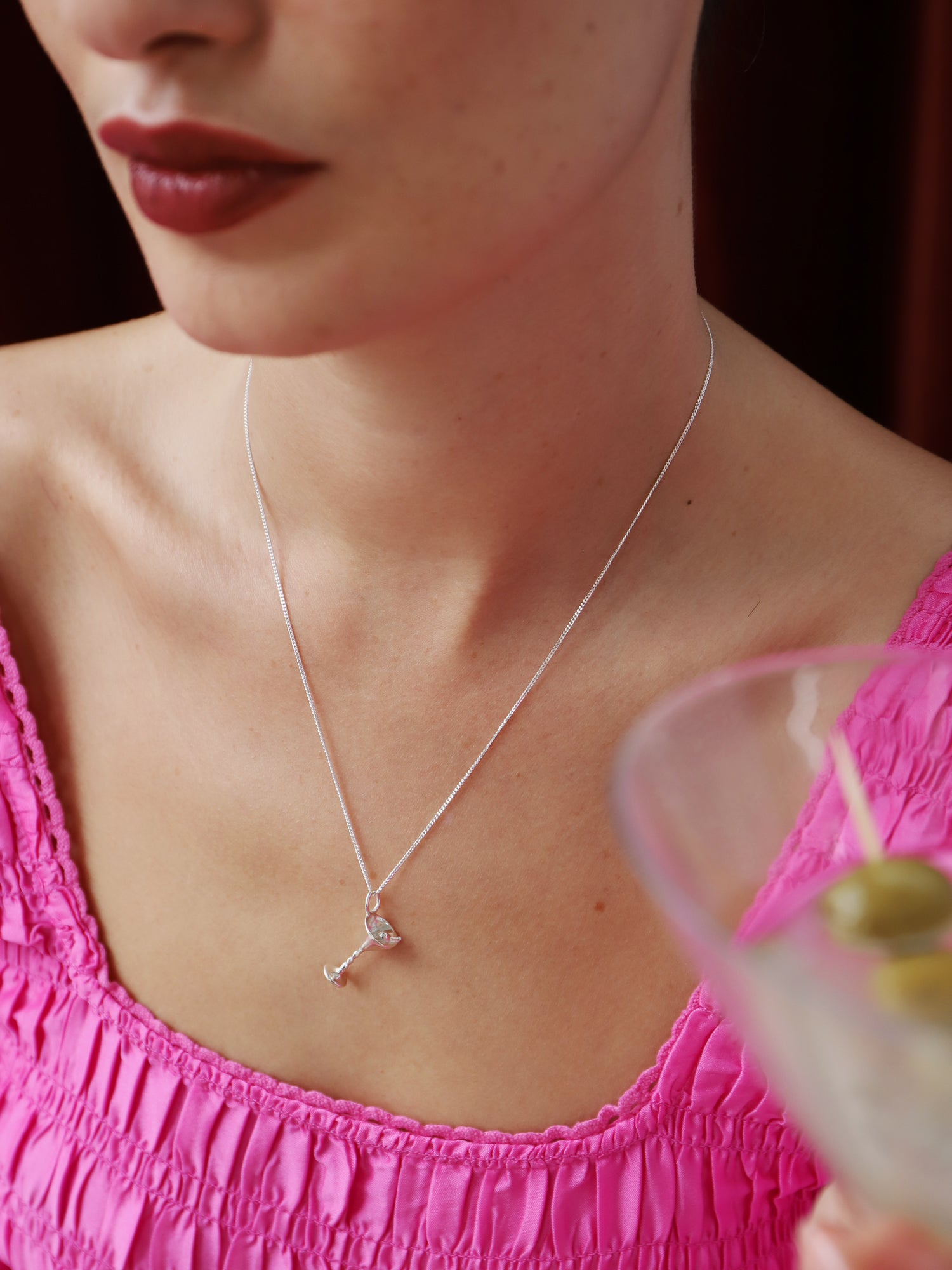 Dirty Martini Necklace