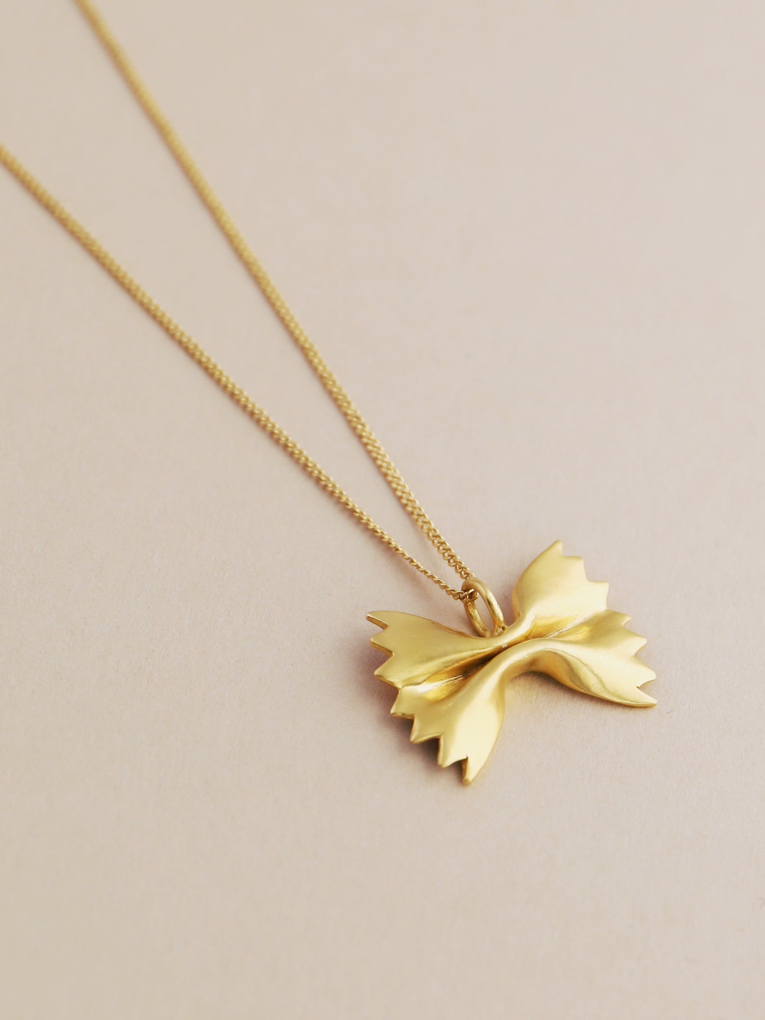 Farfalle Necklace - Gold