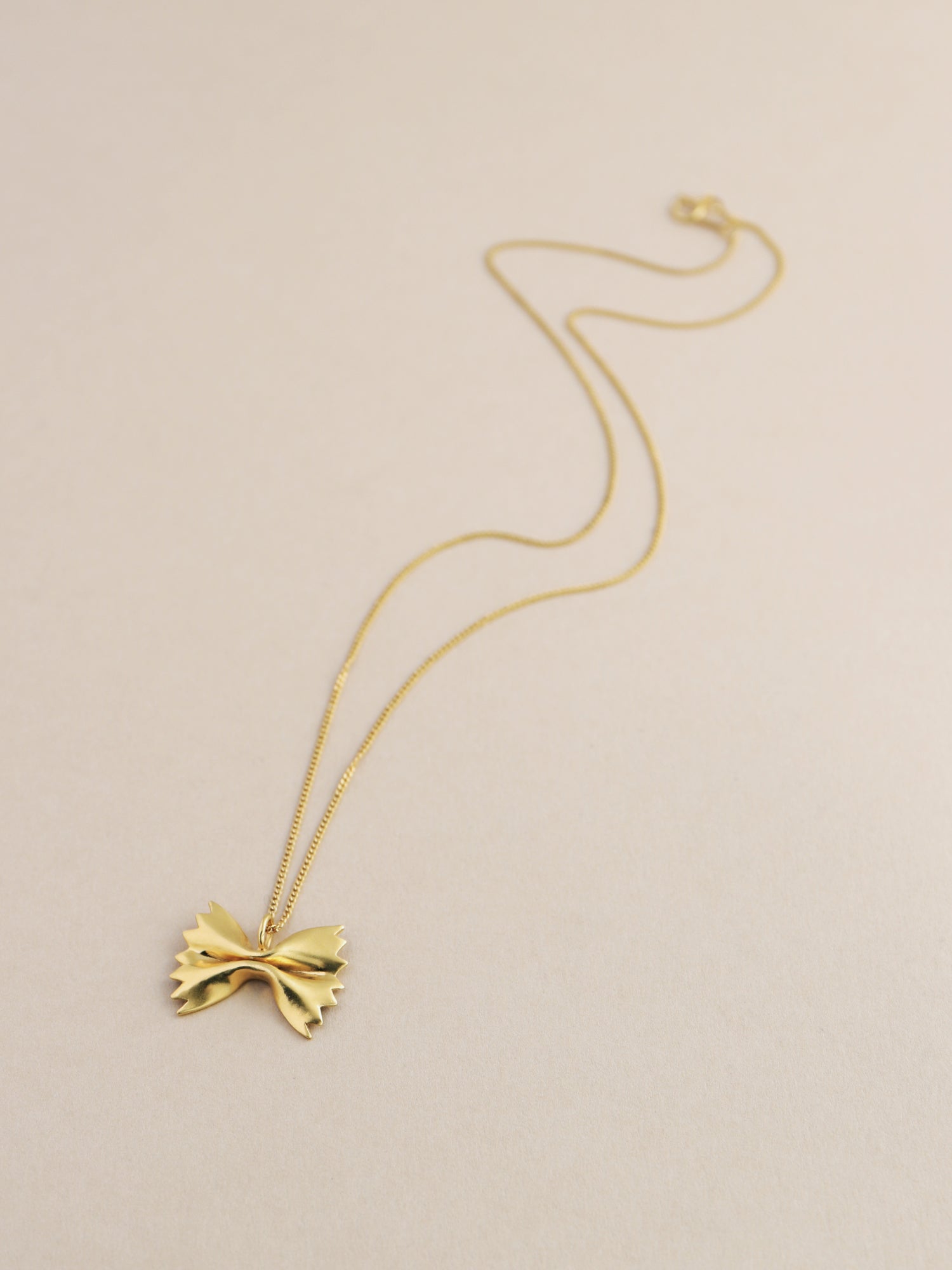 Farfalle Necklace - Gold