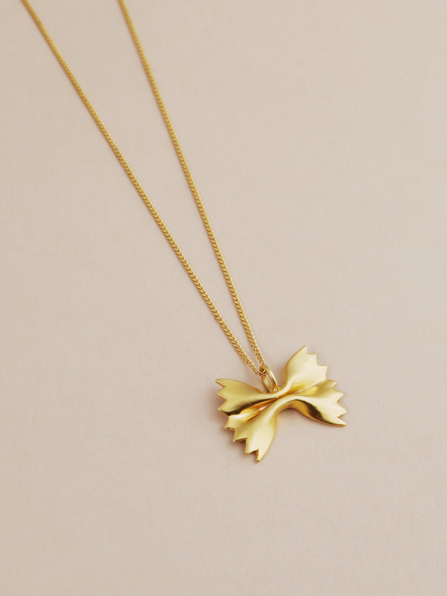 Farfalle Necklace - Gold