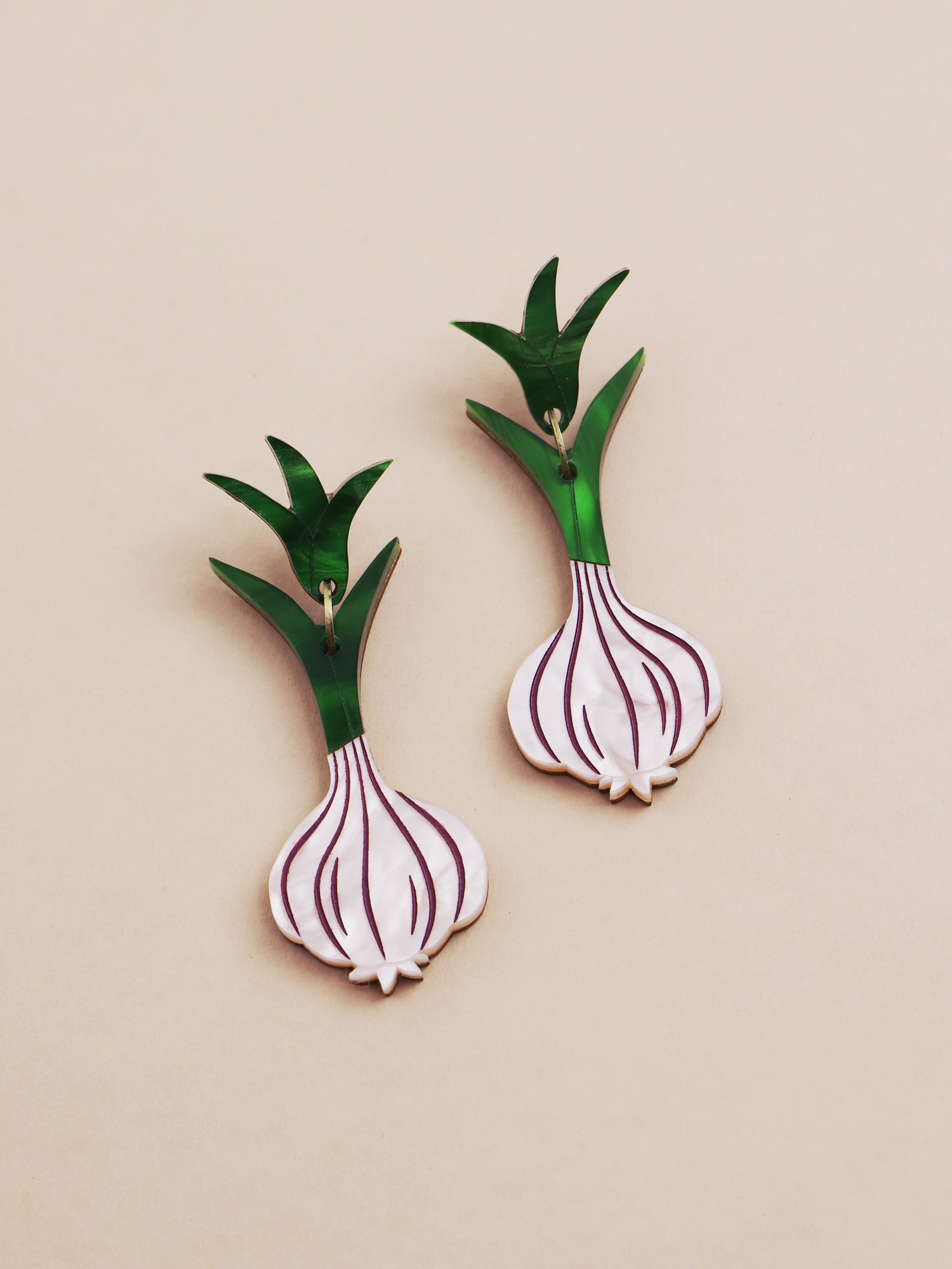 Garlic Statement Earrings