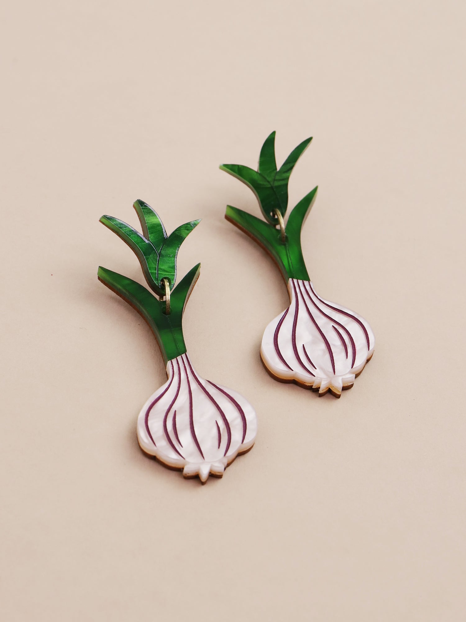 Garlic Statement Earrings