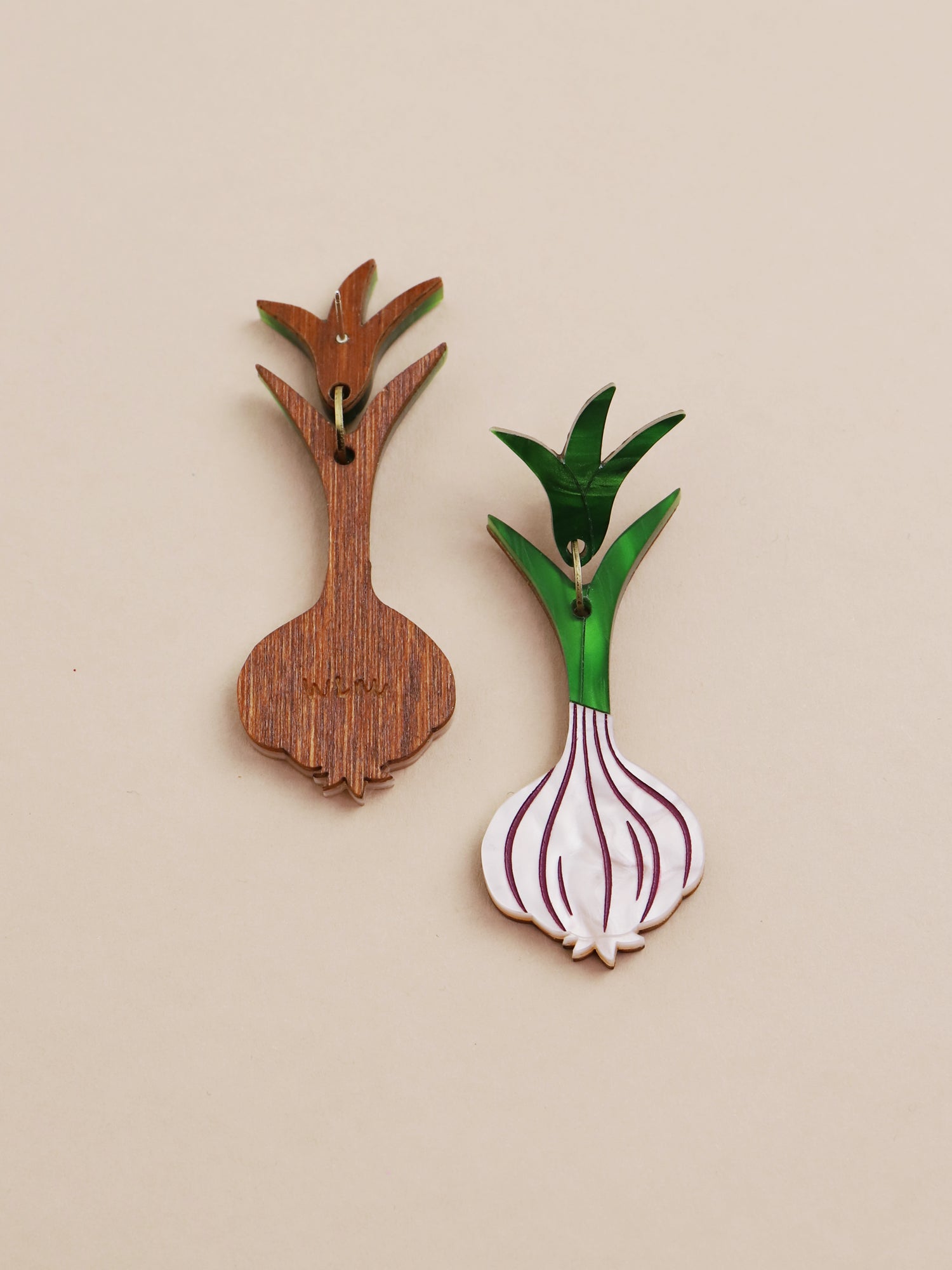 Garlic Statement Earrings