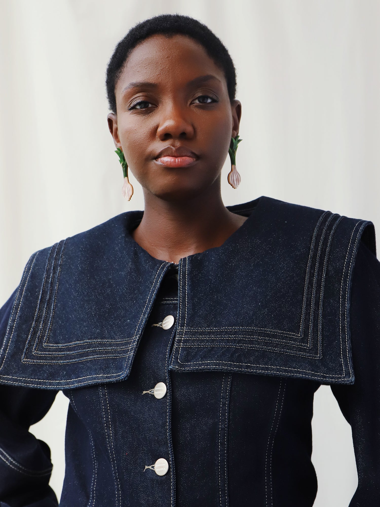 Garlic Statement Earrings