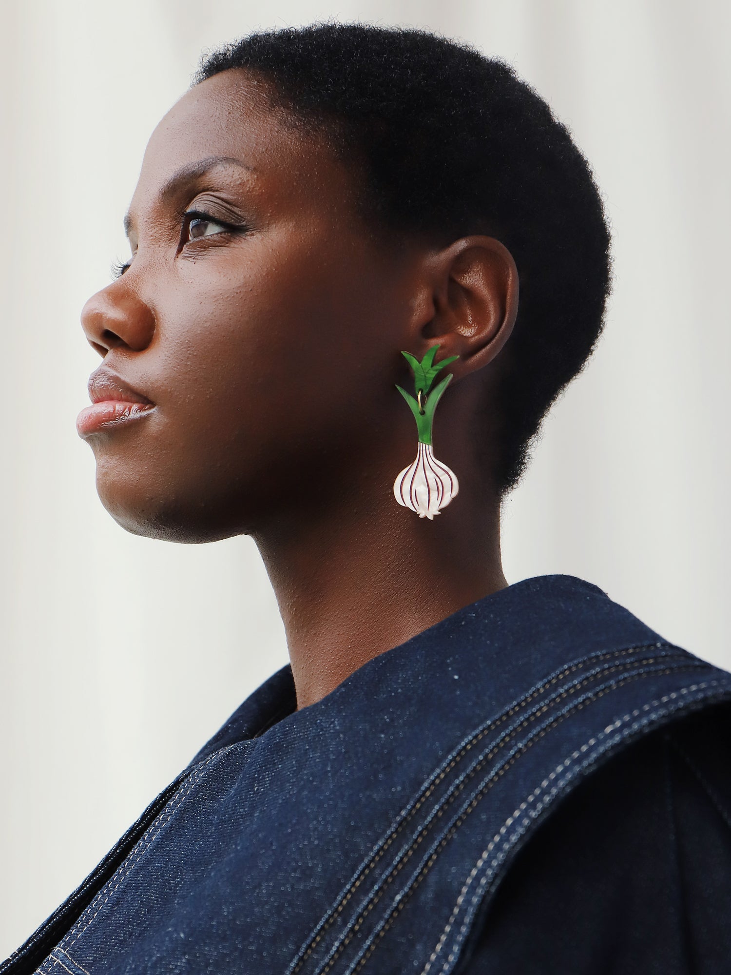 Garlic Statement Earrings