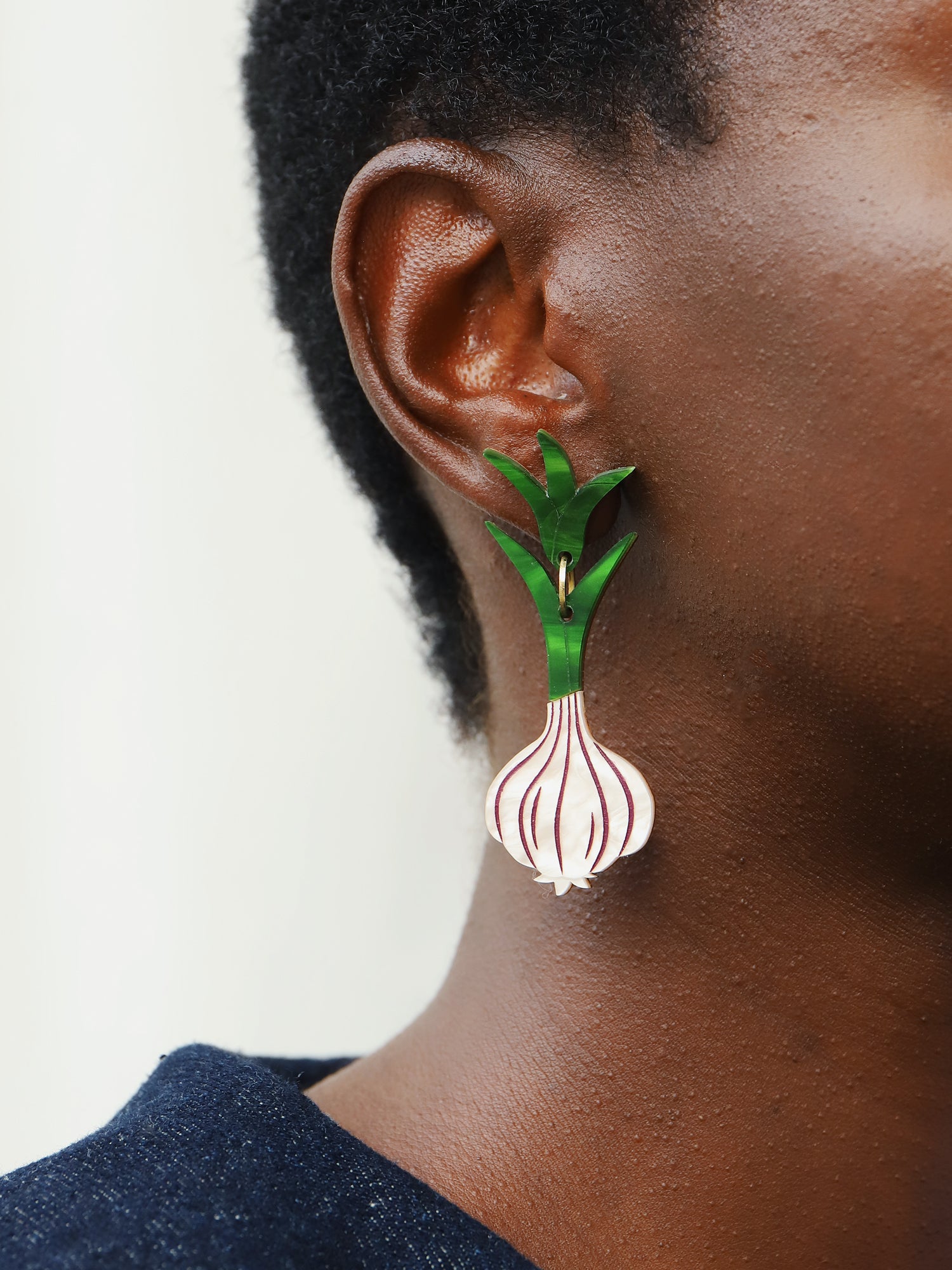 Garlic Statement Earrings