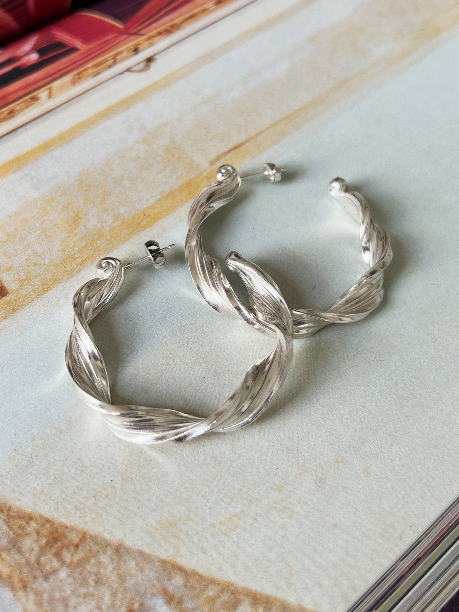 By the Sea Hoops - Silver