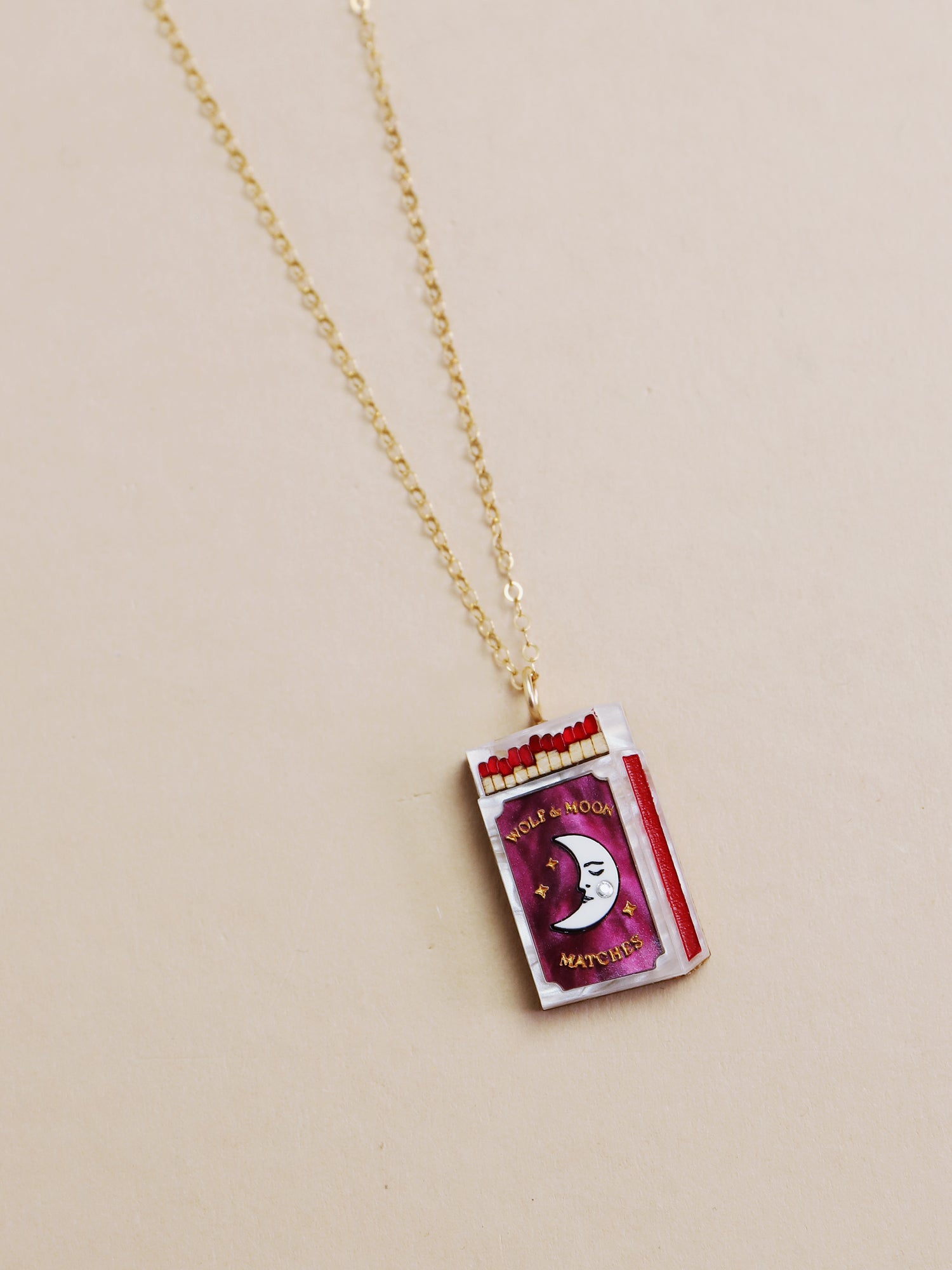 Matchbox Necklace