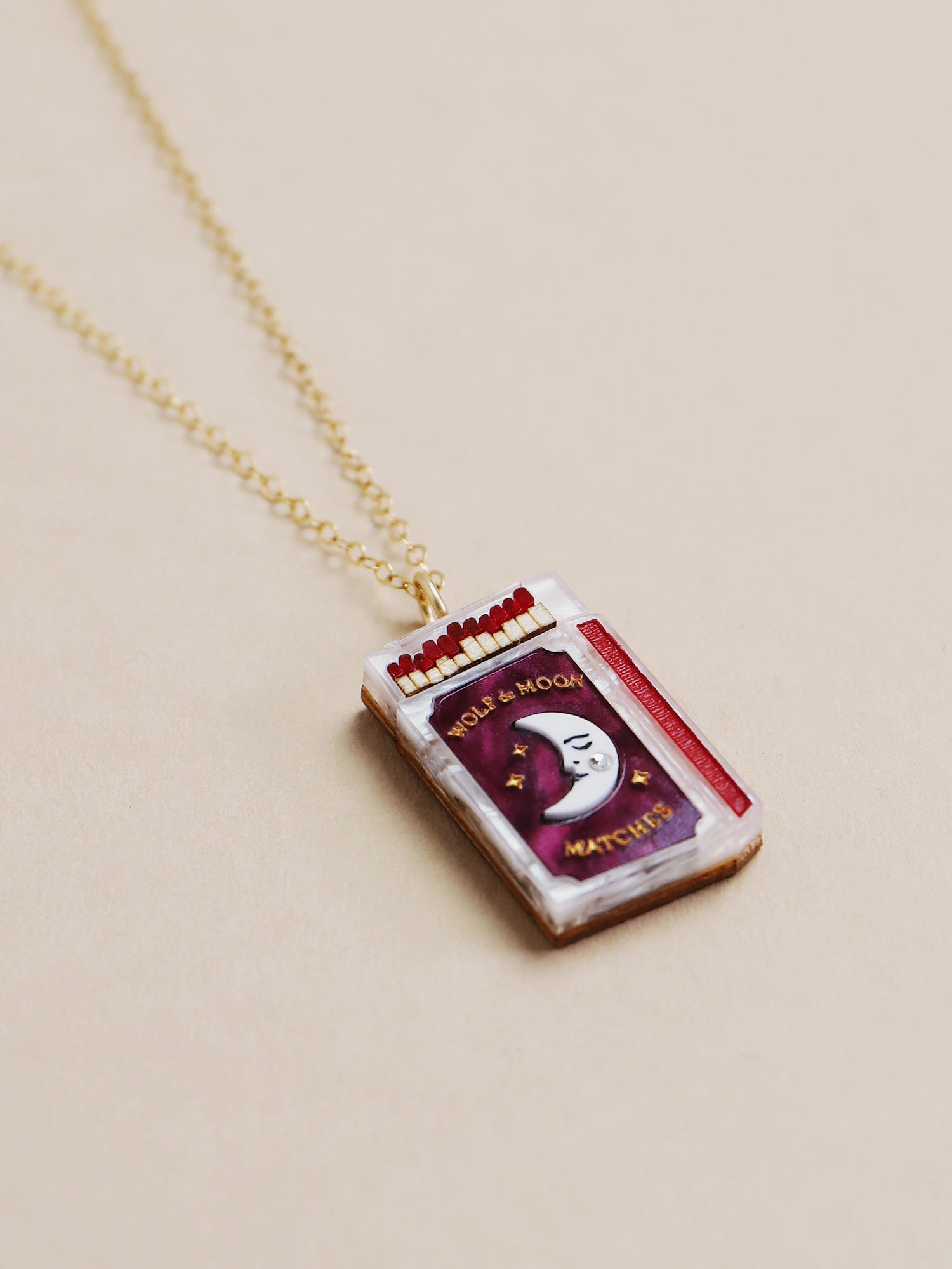 Matchbox Necklace