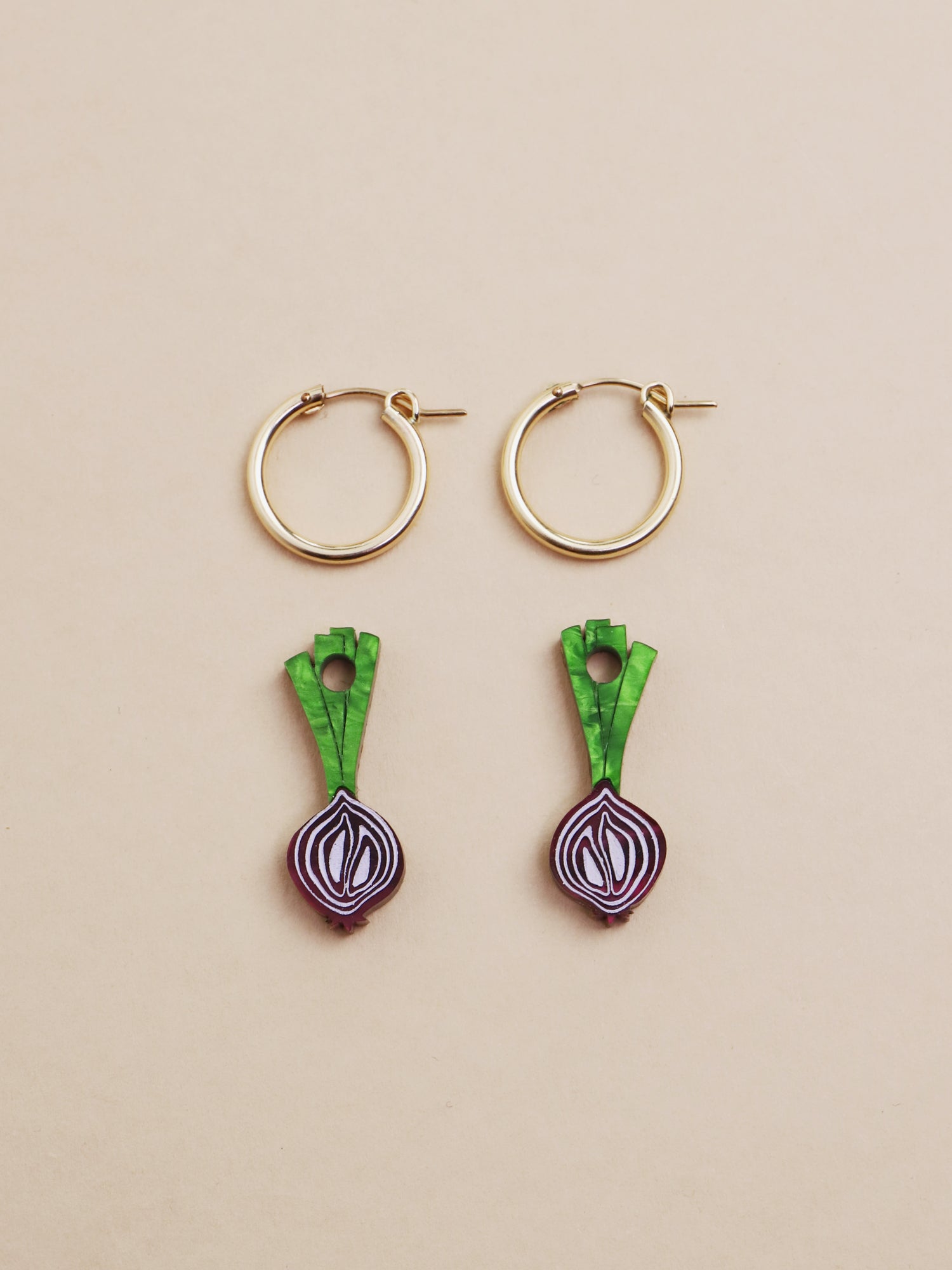 Red Onion Hoops