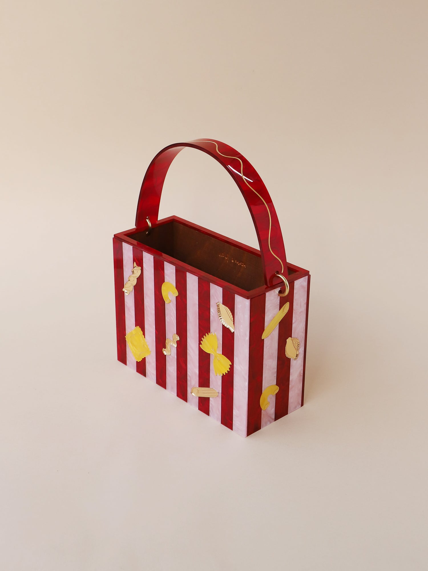 Pasta Bag in Red/Pink