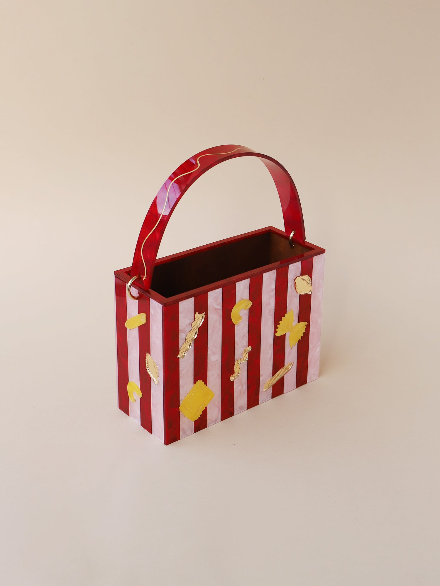 Pasta Bag in Red/Pink