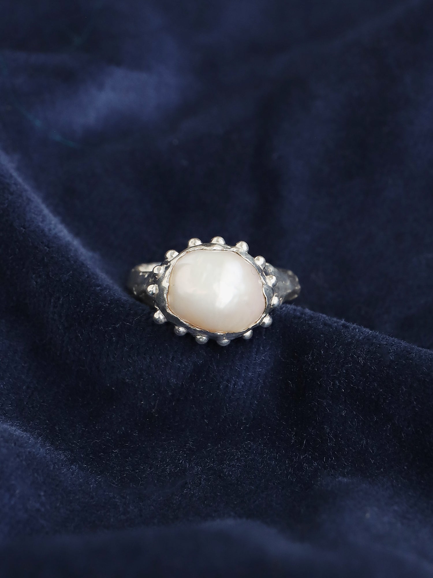 Selkie Pearl Ring No.6 - Size M