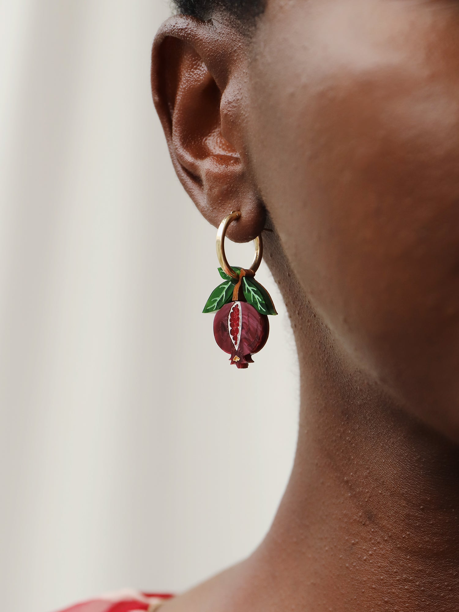 Pomegranate & Fig Hoops