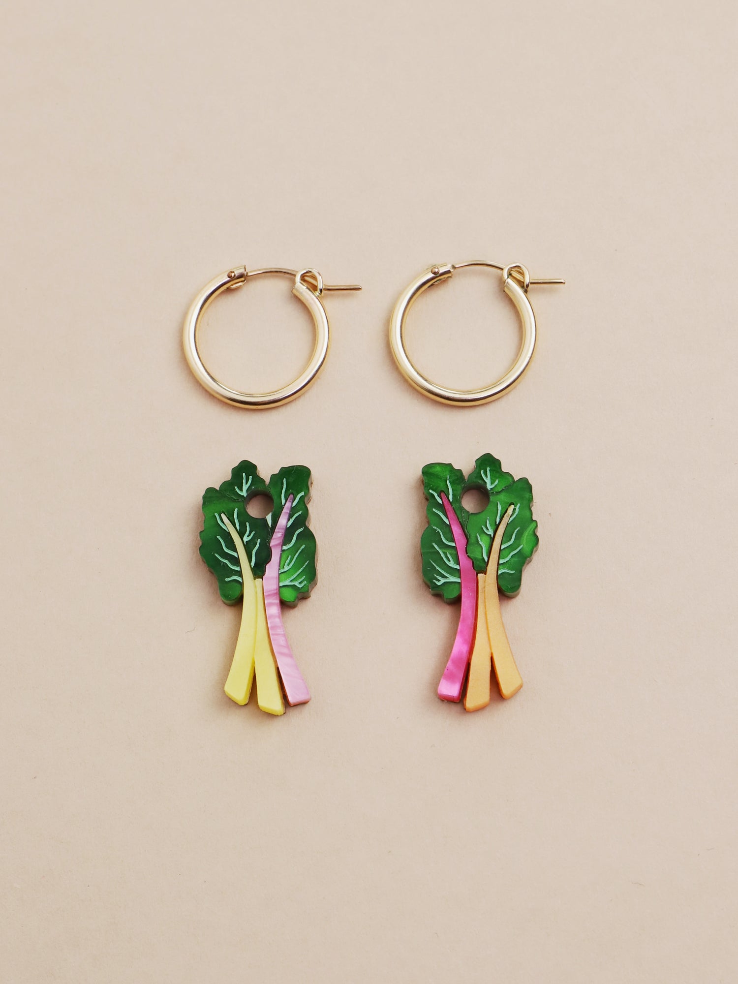 Rainbow Chard Hoops