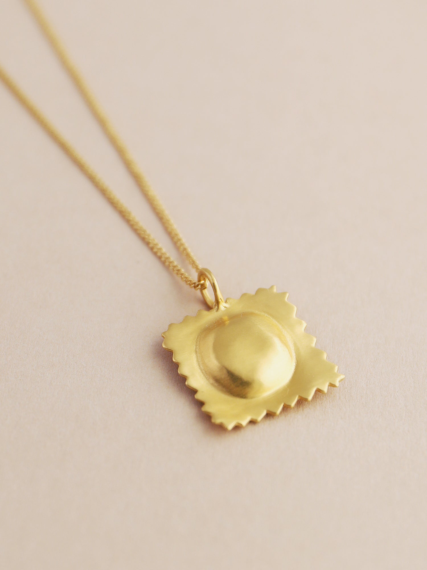 Ravioli Necklace - Gold