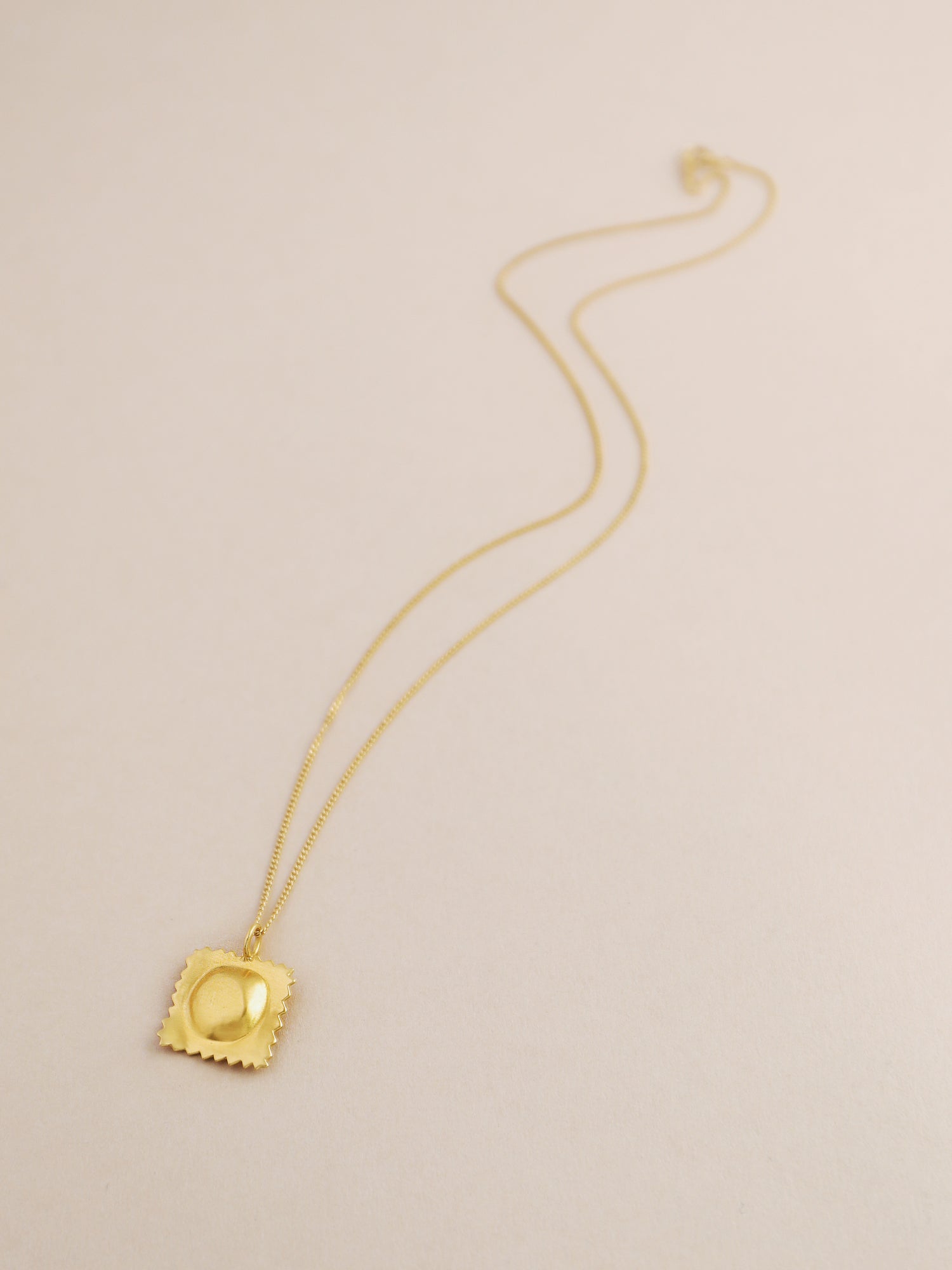 Ravioli Necklace - Gold