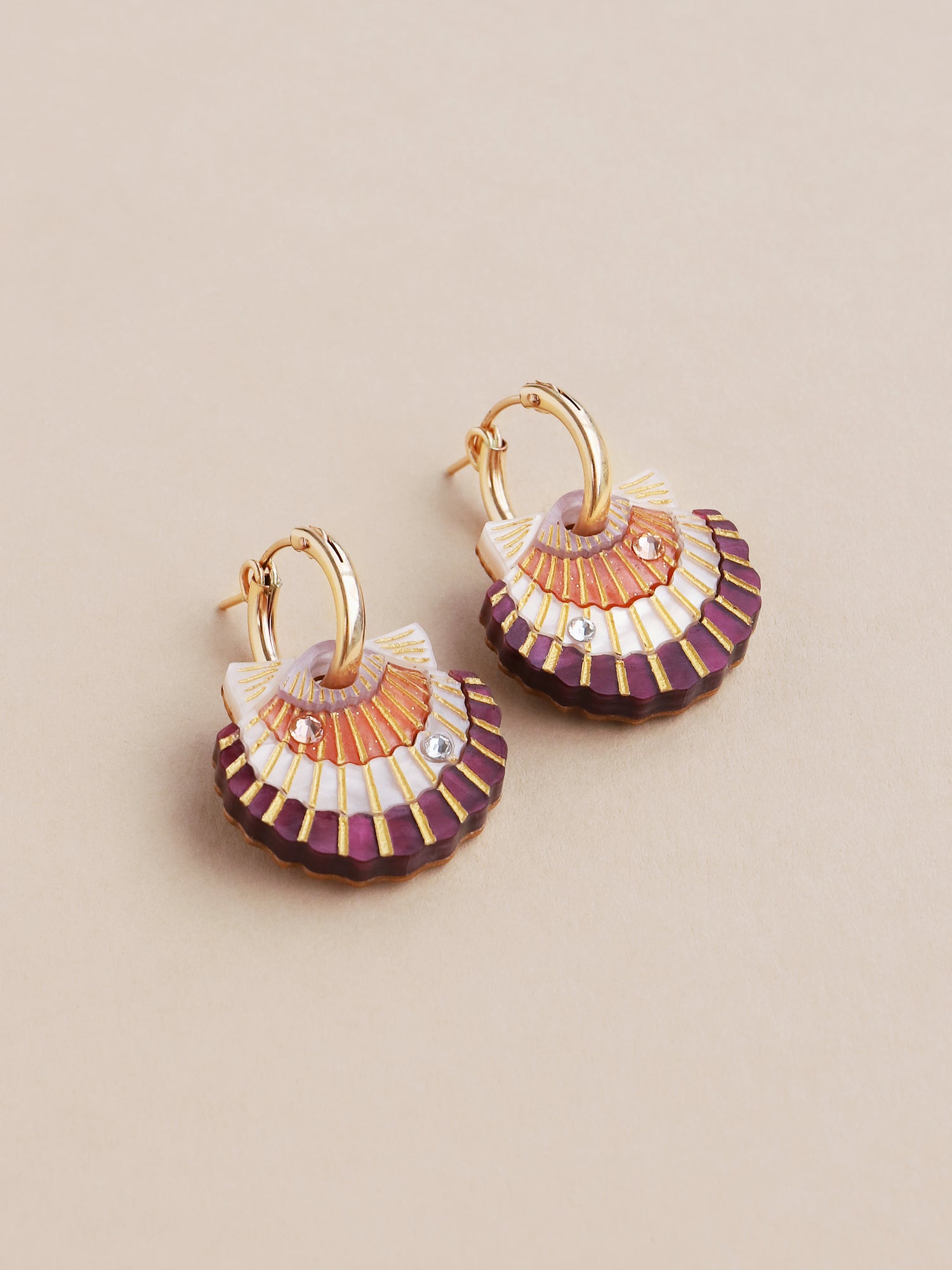 Scallop Shell Hoops