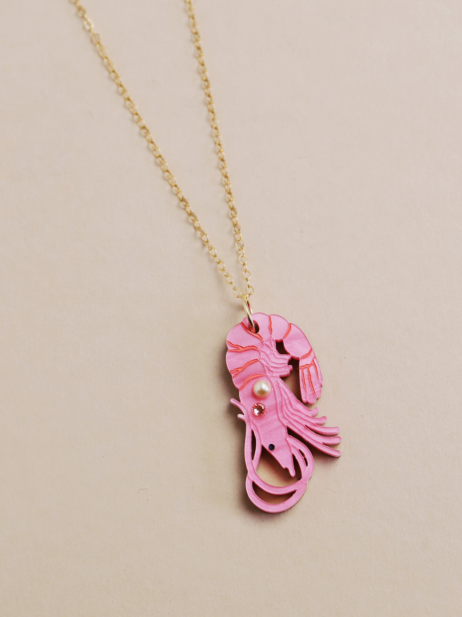 Shrimp Necklace